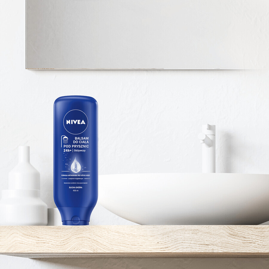 Nivea nourishing body lotion for shower, dry skin, 400 ml