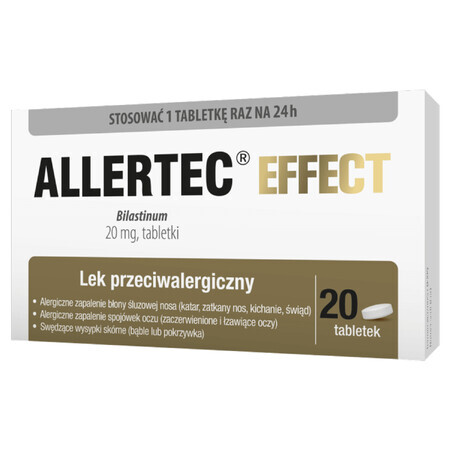 Allertec Effect 20 mg, 20 tabletten