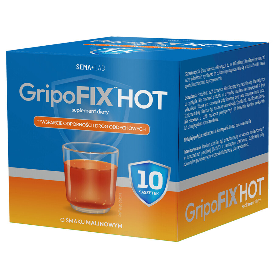 SEMA Lab GripoFix Hot, 10 zakjes