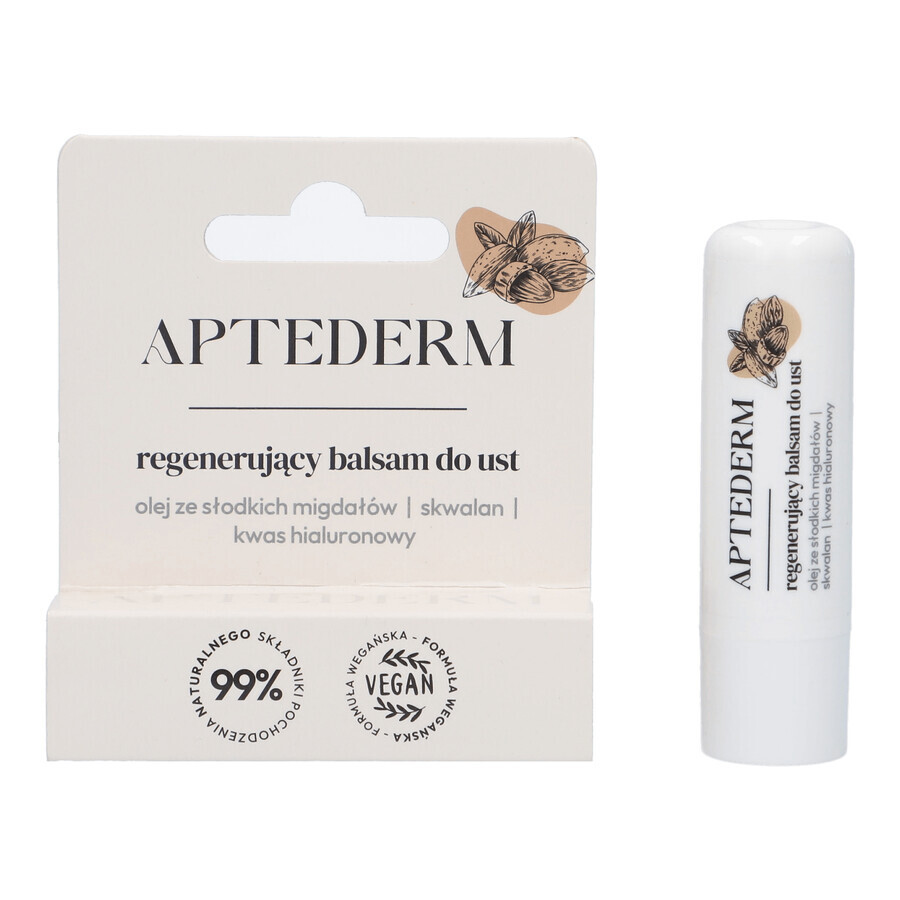 Aptederm, regenererende lippenbalsem, 4,8 g DEFECTIEVE VERPAKKING