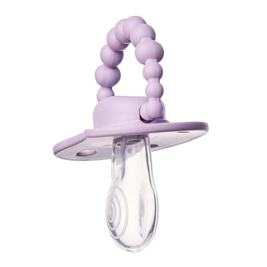 Luu Kids, ciuccio, posizionamento, silicone, Lavanda francese, 3-6 mesi, 1 pz.