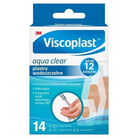 Viscoplast Aqua Clear, yeso impermeable, 14 piezas