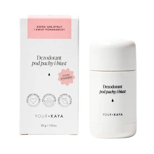Your KAYA, dezodorant pod pachy i biust, grejpfrut i kwiat pomarańczy, 35 g
