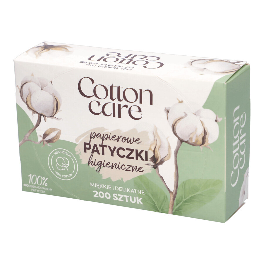 CottonCare, coton-tige, 200 pièces