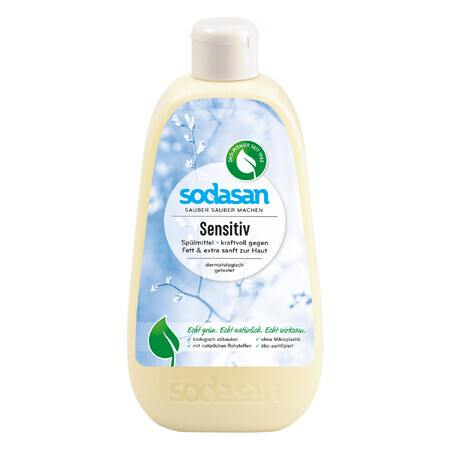 Sodasan Sensitiv, Geschirrspülmittel mit Aloe vera, Bio, 500 ml