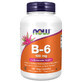 Now Foods B-6, vitamine B6 100 mg, 250 capsules