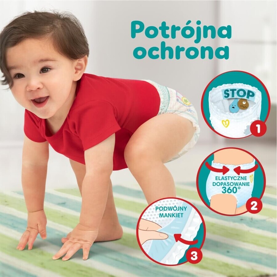 Pampers Pants, pañales, talla 7, 17 kg+, 114 uds.