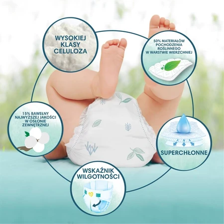 Pampers Harmonie 1 (2-5 kg), pieluchy, 180 sztuk: ceny i cechy