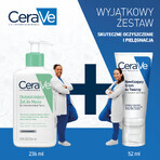 CeraVe gel de curățare cu ceramide, piele normală și grasă, 236 ml + cremă hidratantă cu ceramide pentru față, piele normală și uscată, 52 ml