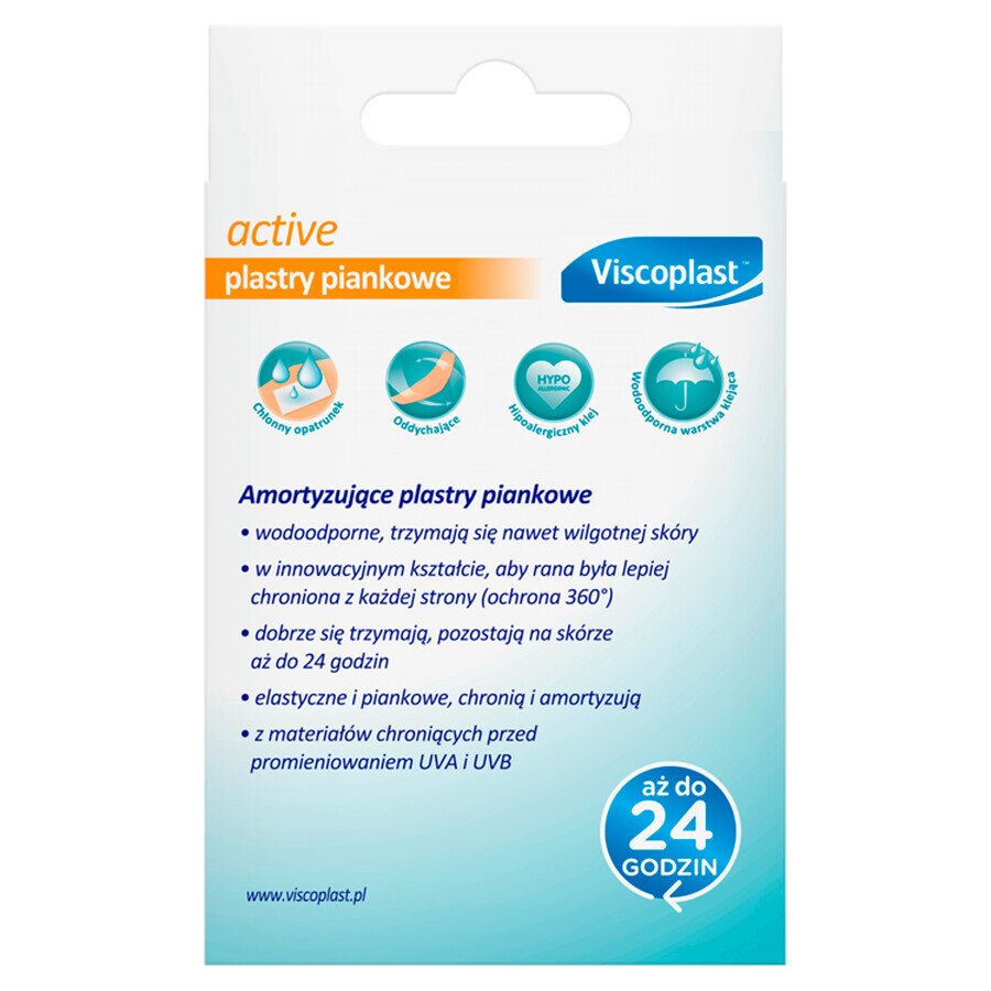 Viscoplast Active, schuimkussentjes, 20 stuks