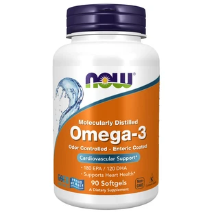 Now Foods Omega-3 1000 mg, 90 capsules