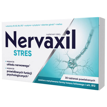 Nervaxil Stres, 30 filmomhulde tabletten