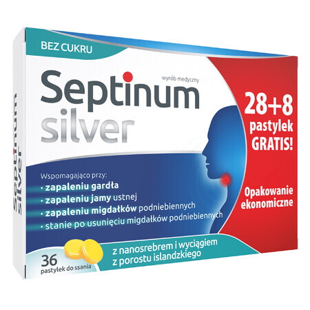 Septinum Silver, 28 tabletten + 8 gratis tabletten