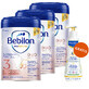 Bebilon Profutura DuoBiotik 3 set, voedende melkvoeding, na 1 jaar, 3 x 800 g + Mustela Bebe Enfant, voedende wasgel, 300 ml gratis