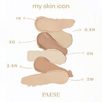 Paese My Skin Icon matterende foundation, 0N Alabaster, 33 ml