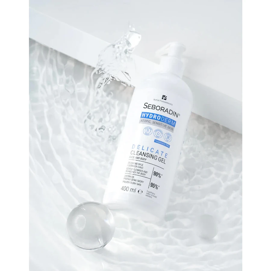 Seboradin Hydroderm gezichts- en lichaamsreinigingsgel 400 ml