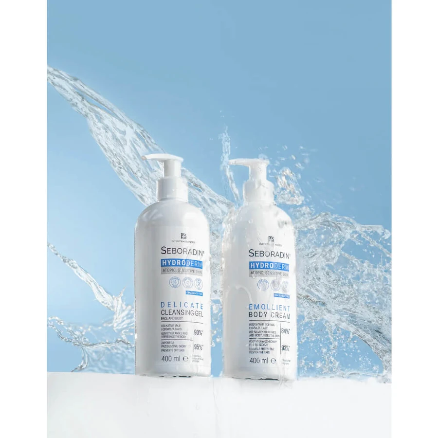 Seboradin Hydroderm gezichts- en lichaamsreinigingsgel 400 ml