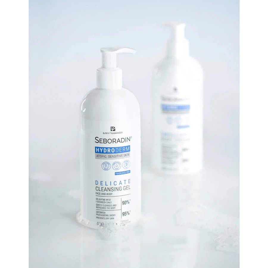 Seboradin Hydroderm gezichts- en lichaamsreinigingsgel 400 ml