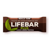 Chocolade- en eiwitreep, 47 g, Lifebar