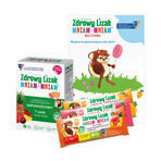 Yummy Yummy healthy lollipop, assorted flavors, 7 pieces + free coloring book