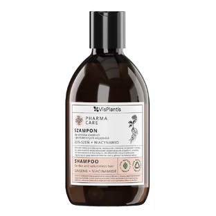 Vis Plantis Pharma Care, champú para cabellos finos, ginseng + niacinamida, 500 ml