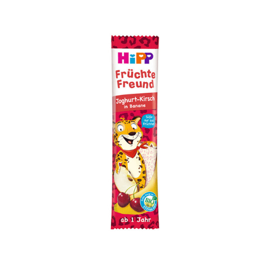 Baton cu iaurt, cirese si banana Fruit Friend, 23 gr, Hipp