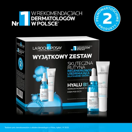 La Roche-Posay Hyalu B5 Kit, Anti-Falten-Serum 30 ml + Anti-Falten-Augencreme 15 ml