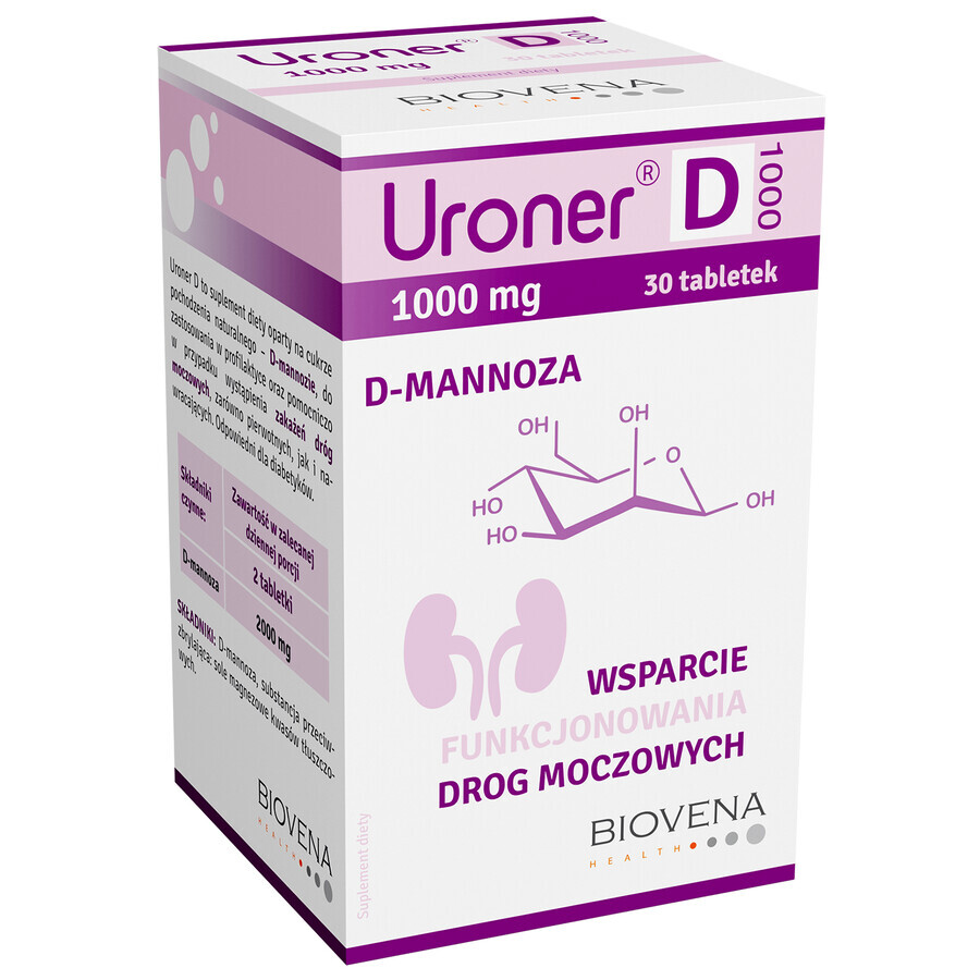 Uroner D, 30 tablets