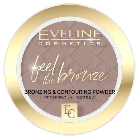 Eveline Cosmetics Feel The Bronze, bronzing powder, 01 Milky Way, 4 g