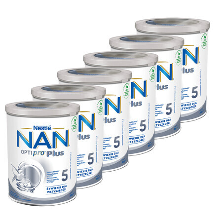 Nestle NAN Optipro Plus 5, milk-based product for children over 2.5 years, 6 x 800 g