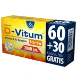 D-Vitum Forte 2000 IE, 90 capsules DEFECTIEVE VERPAKKING