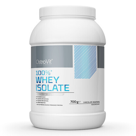 OstroVit 100% Whey Isolaat, chocoladesmaak, 700 g