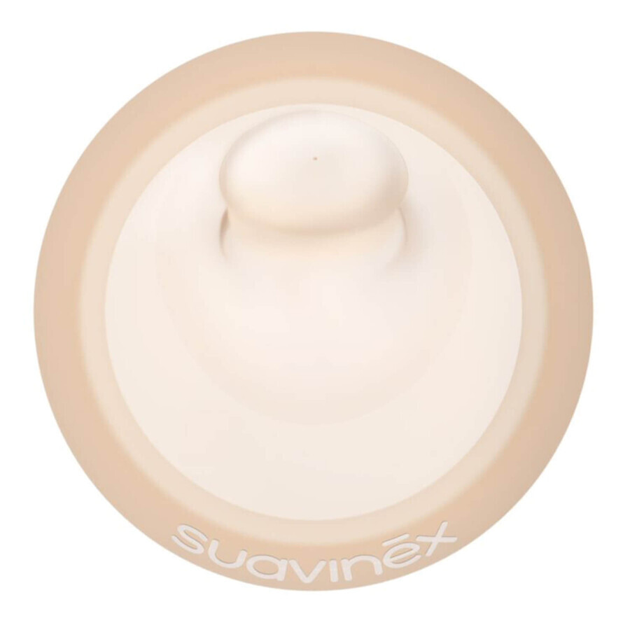 Suavinex Zero Zero, silicone bottle nipple, anti-colic, fast flow, size L, from 6 months, 2 pieces