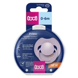 Lovi Prime, fopspeen, silicone, dynamisch, paars, 34/421, 0-6 maanden, 1 stuk
