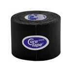 CureTape Sports, bandă kinesiologică, negru, 5 cm x 5 m, 1 buc