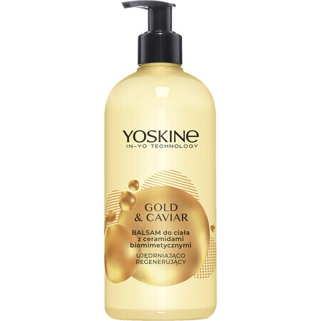 Yoskine Body Goud & Kaviaar bodylotion met biomimetische ceramiden, 400 ml