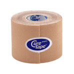 CureTape Sports, bande kinésiologique, beige, 5 cm x 5 m, 1 pièc