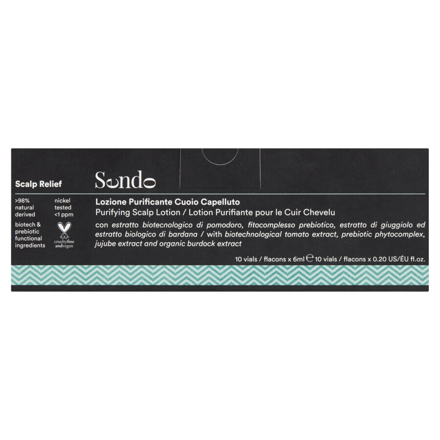 Sendo Scalp relief intensieve anti-roos behandeling in flacons, 10 x 6 ml