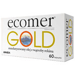 Ecomer Gold, haaienleverolie uit Groenland, 60 capsules