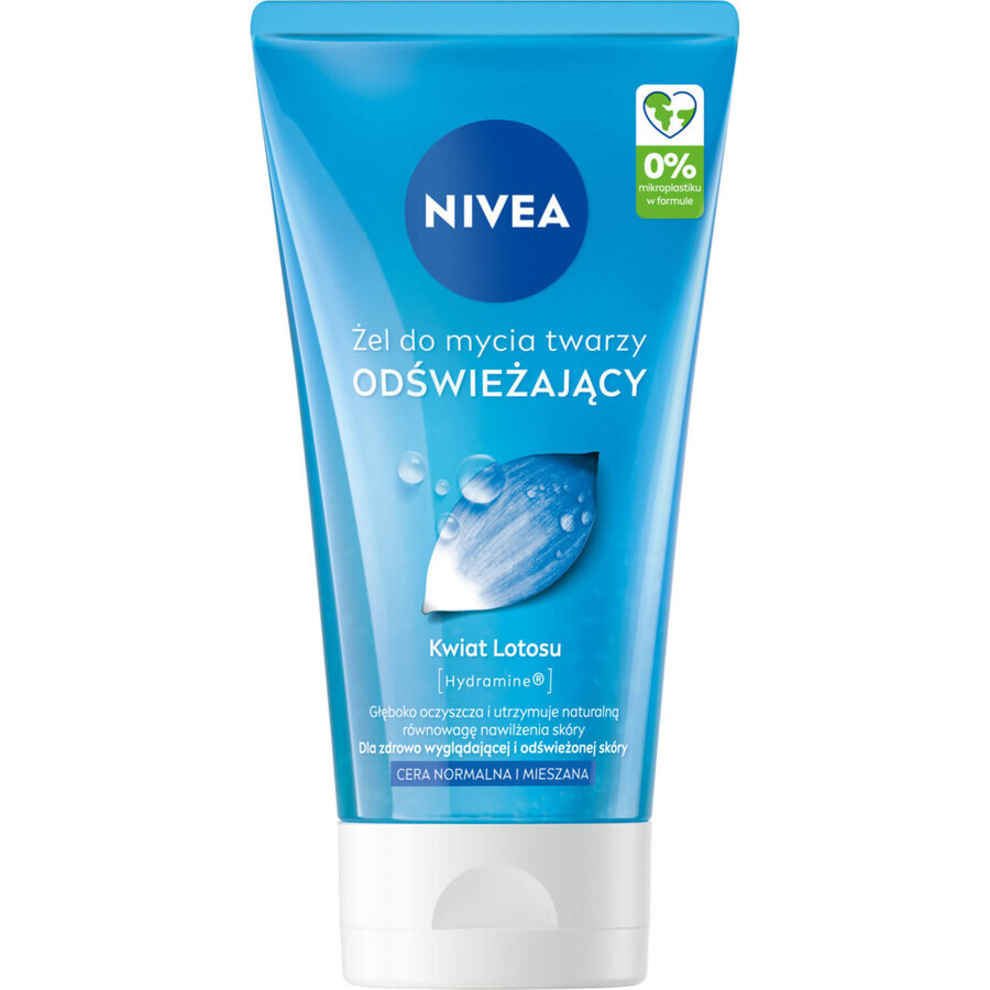 Nivea refreshing face wash gel, 150 ml