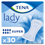 Tena Lady Set, gespecialiseerd maandverband, Super, 2 x 30 stuks + ProSkin Pants Absorbent Panty Liners, maat M en L, 2 stalen