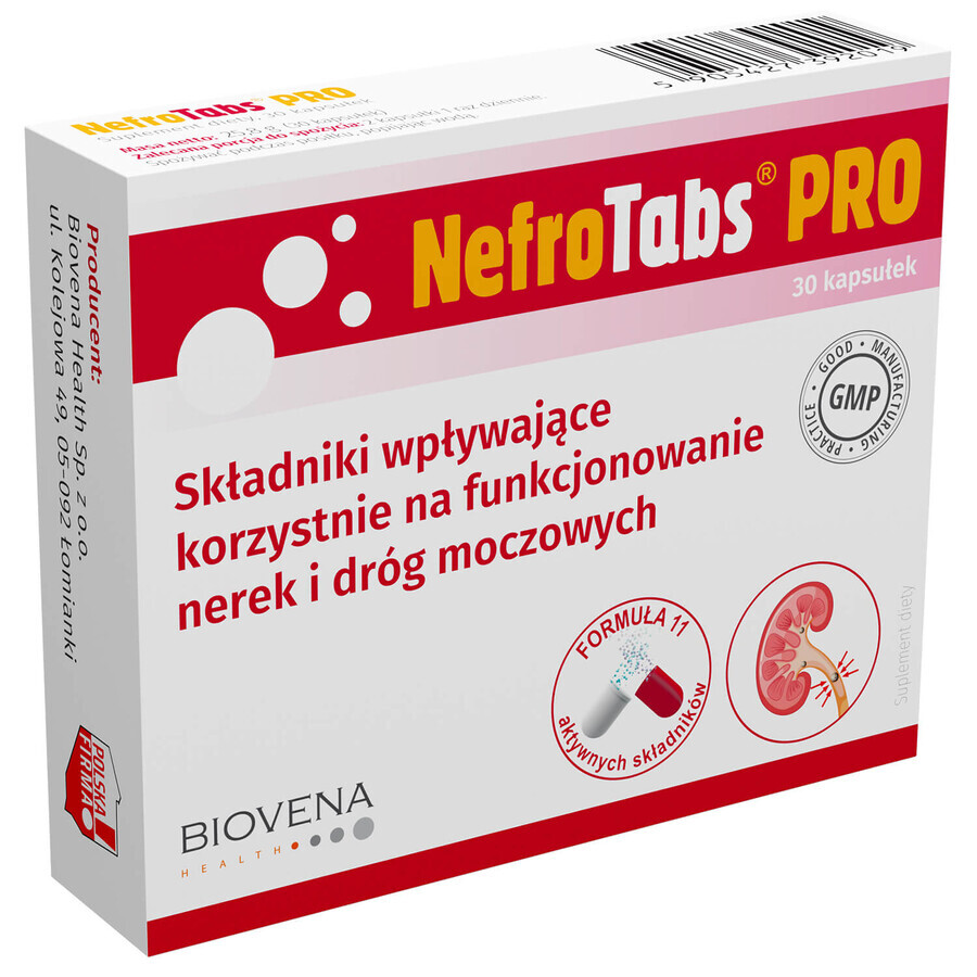 Nefrotabs Pro, 30 cápsulas