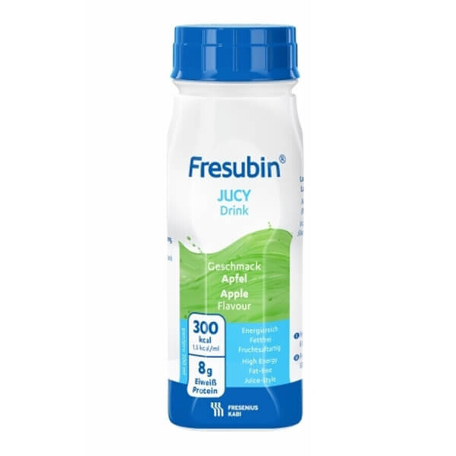 Fresubin Jucy Drink, nutritional drink, apple flavor, 4 x 200 ml