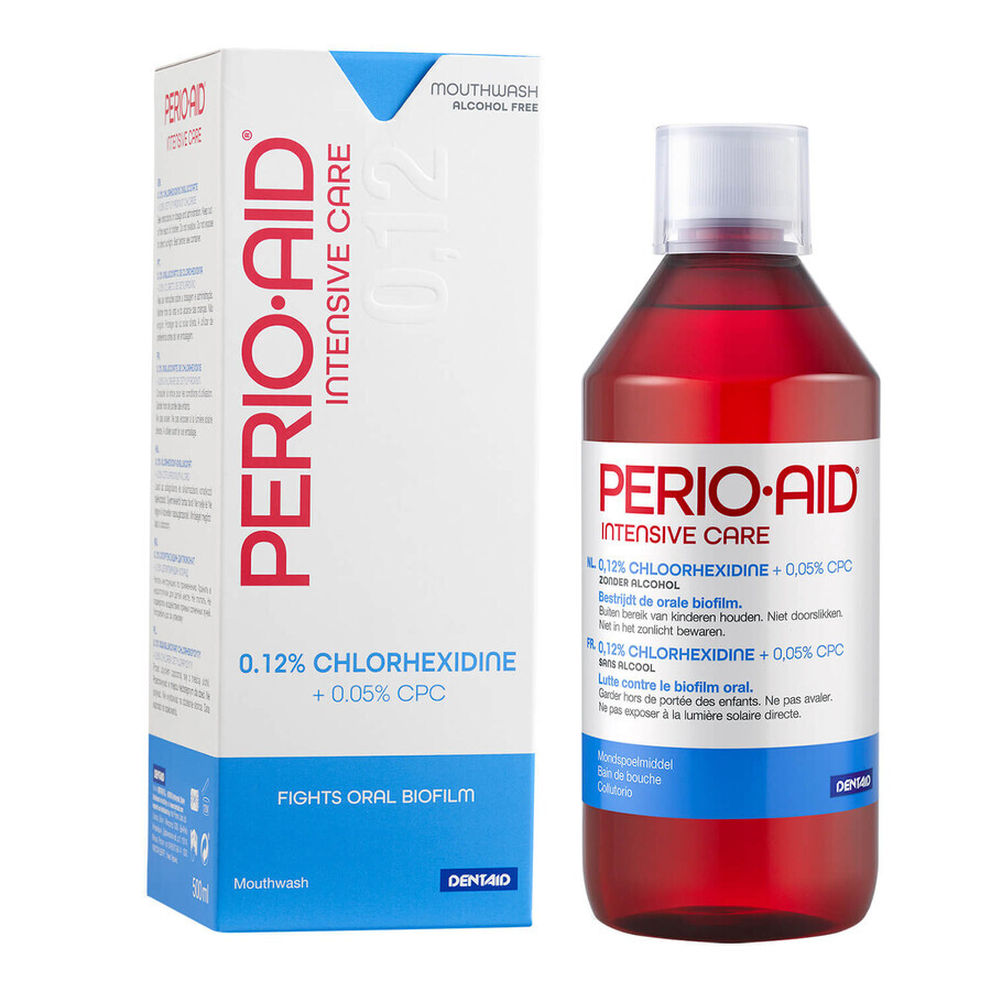 Perio-Aid Intensive Care 0,12% chloorhexidine mondwater, 500 ml