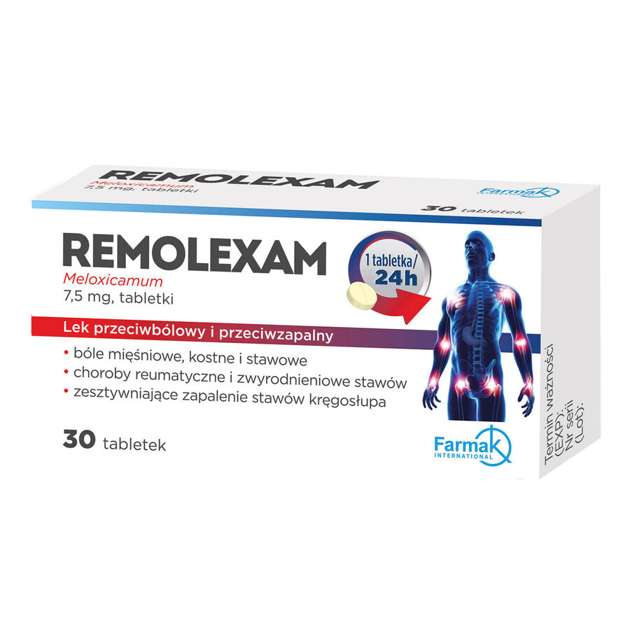 Remolexam 7,5 mg, 30 tabletten