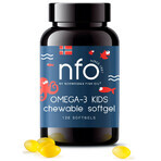 NFO Omega-3 Kids, from 4 years, tutti frutti flavor, 120 chewable capsules