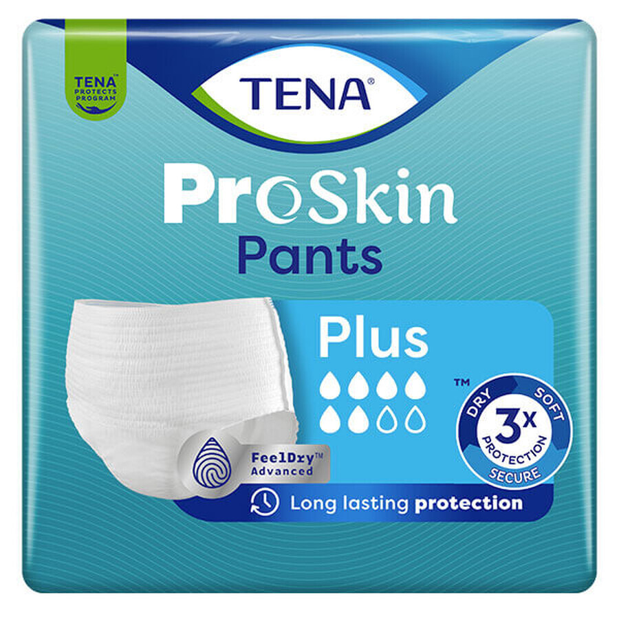 Tena Pants ProSkin, absorberende slip, maat XL, 120-160 cm, Plus, 12 stuks