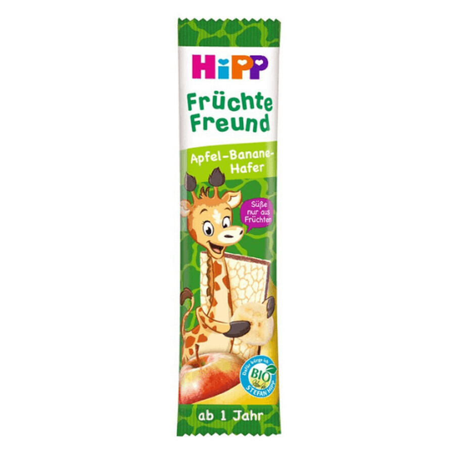 Barre Fruit Friend avec pomme-banane-avoine, 23 gr, Hipp