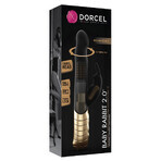 Dorcel Baby Rabbit 2.0, konijnvibrator, zwart en goud