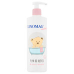 Linomag Emolients, loción de baño para bebés y niños a partir de 7 meses, 400 ml + crema protectora, 15 ml gratis